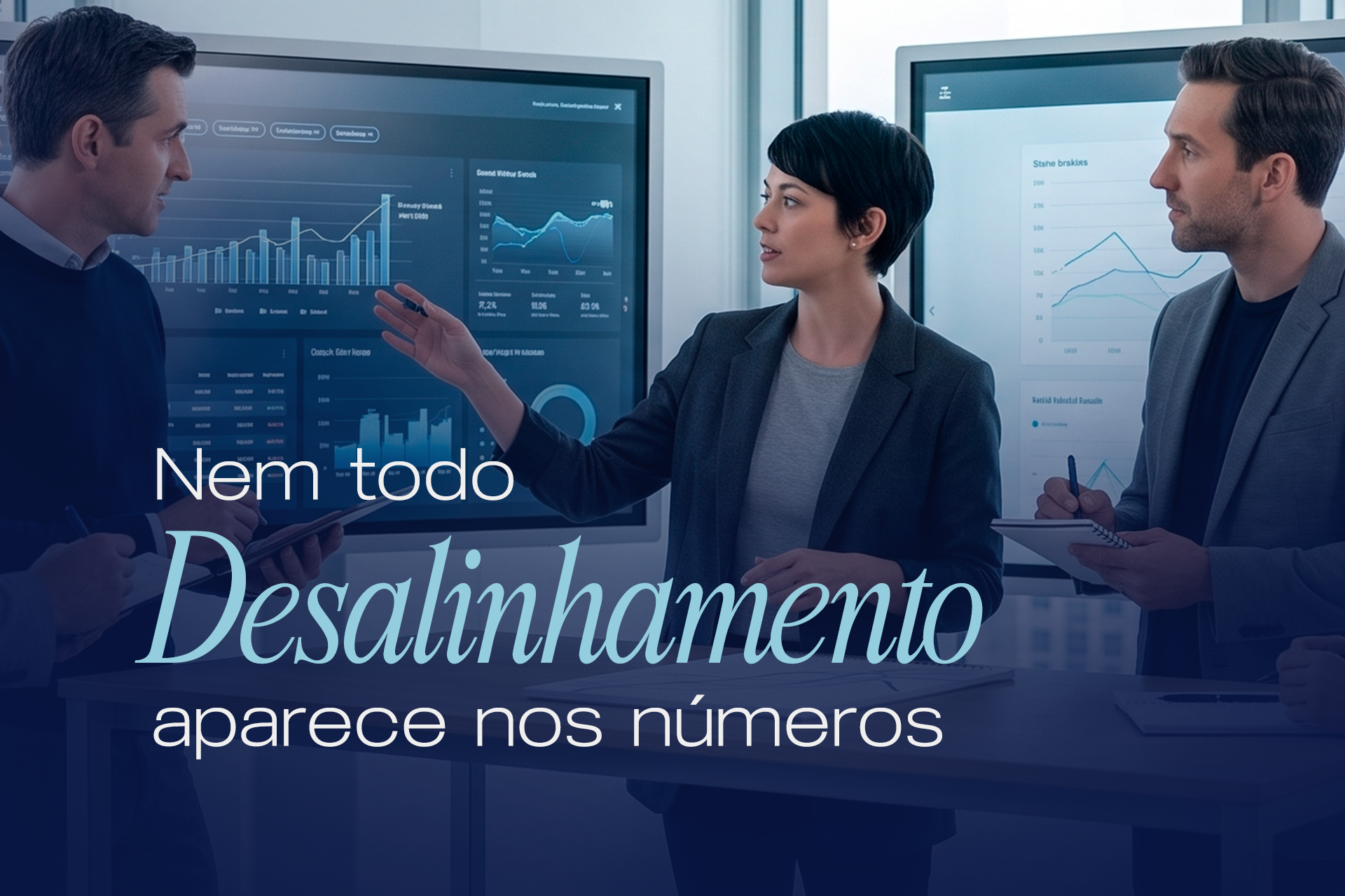 Nem todo desalinhamento aparece nos números